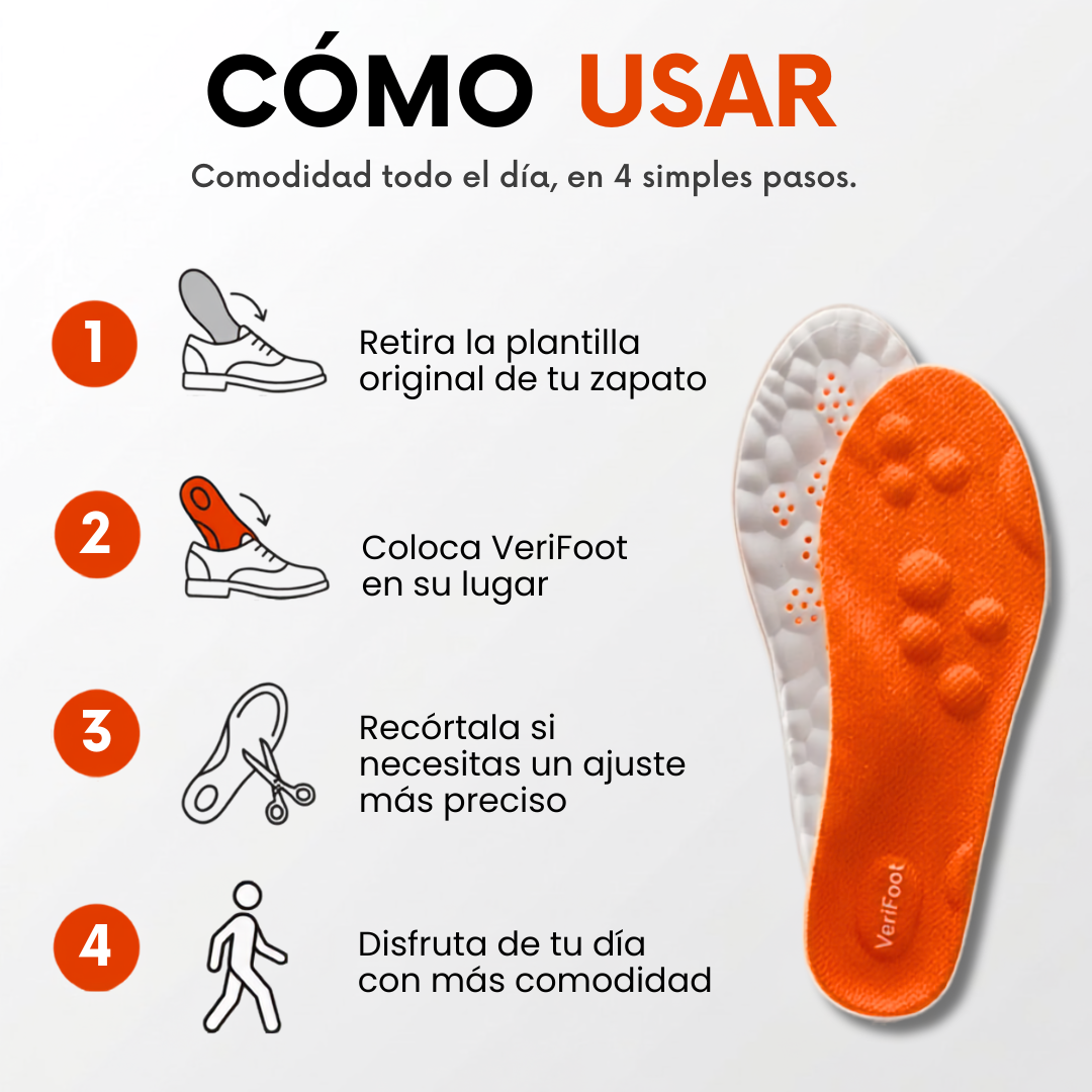 VeriFoot™ Alivio Todo el Día