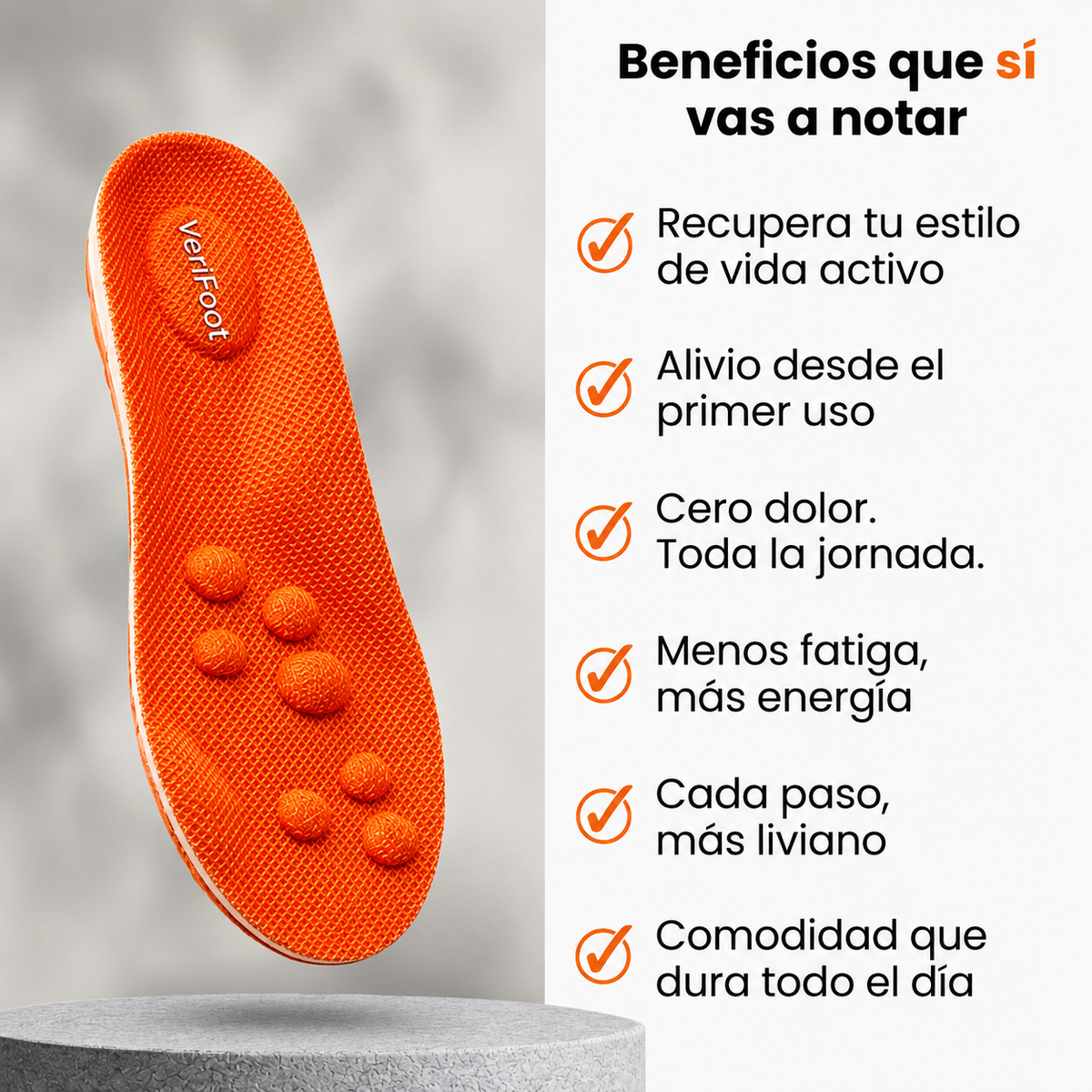 VeriFoot™ Alivio Todo el Día